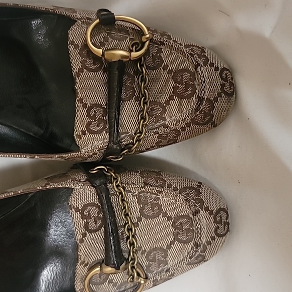 GUCCI VINTAGE 💯 AUTHENTHIC CLOTH HEEL SIZE 7B PRE-OWNED VERY GOOD COND - Picture 13 of 13